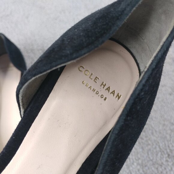 Cole Haan Grand OS Womens Size 6.5 Shoes Pointed Toe Flats Black Brown Slip On - Picture 8 of 11